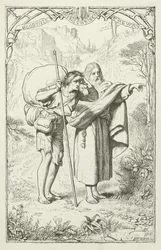 Illustration pour Le Voyage du Pèlerin de John Bunyan